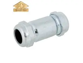 1-1/2" Comp Coupling Galv 1