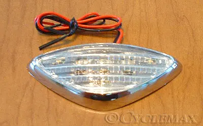 Clear Lighted Front Fender Emblem 1