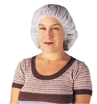 21" Bouffant Cap, White [1,000/Case] Polygard 1