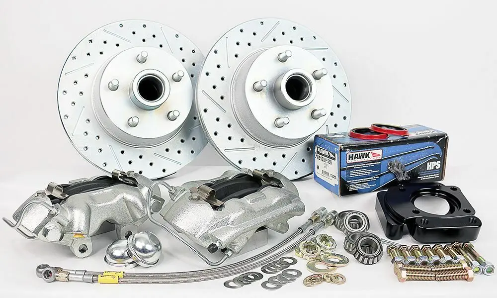 1970-71 Ford Fairlane, 70-71 Torino, 70-71 Ranchero Legend Series Hp Front Disc Brake Kit Front Wheel Kit 1