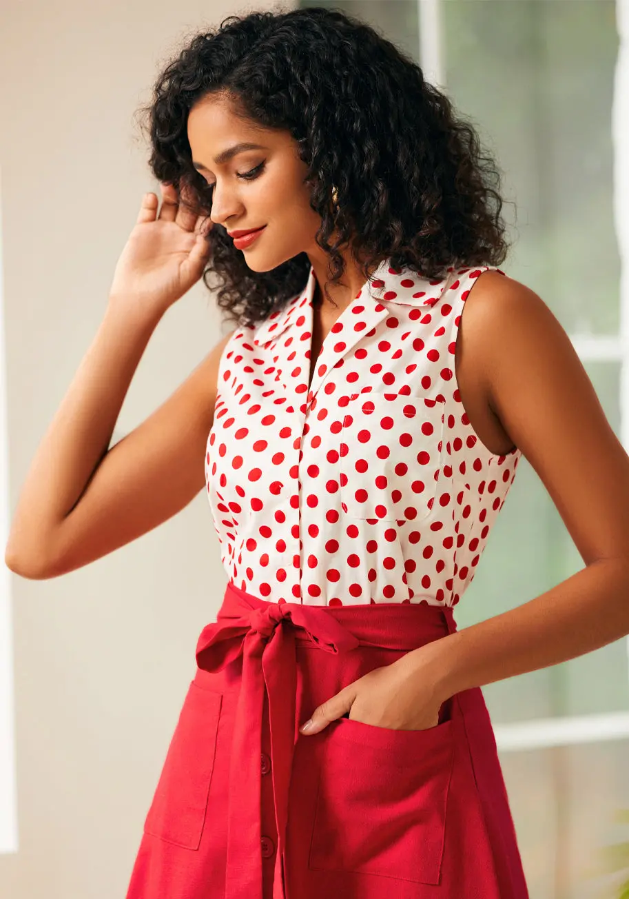 Spotlight Spark Sleeveless Shirt 1