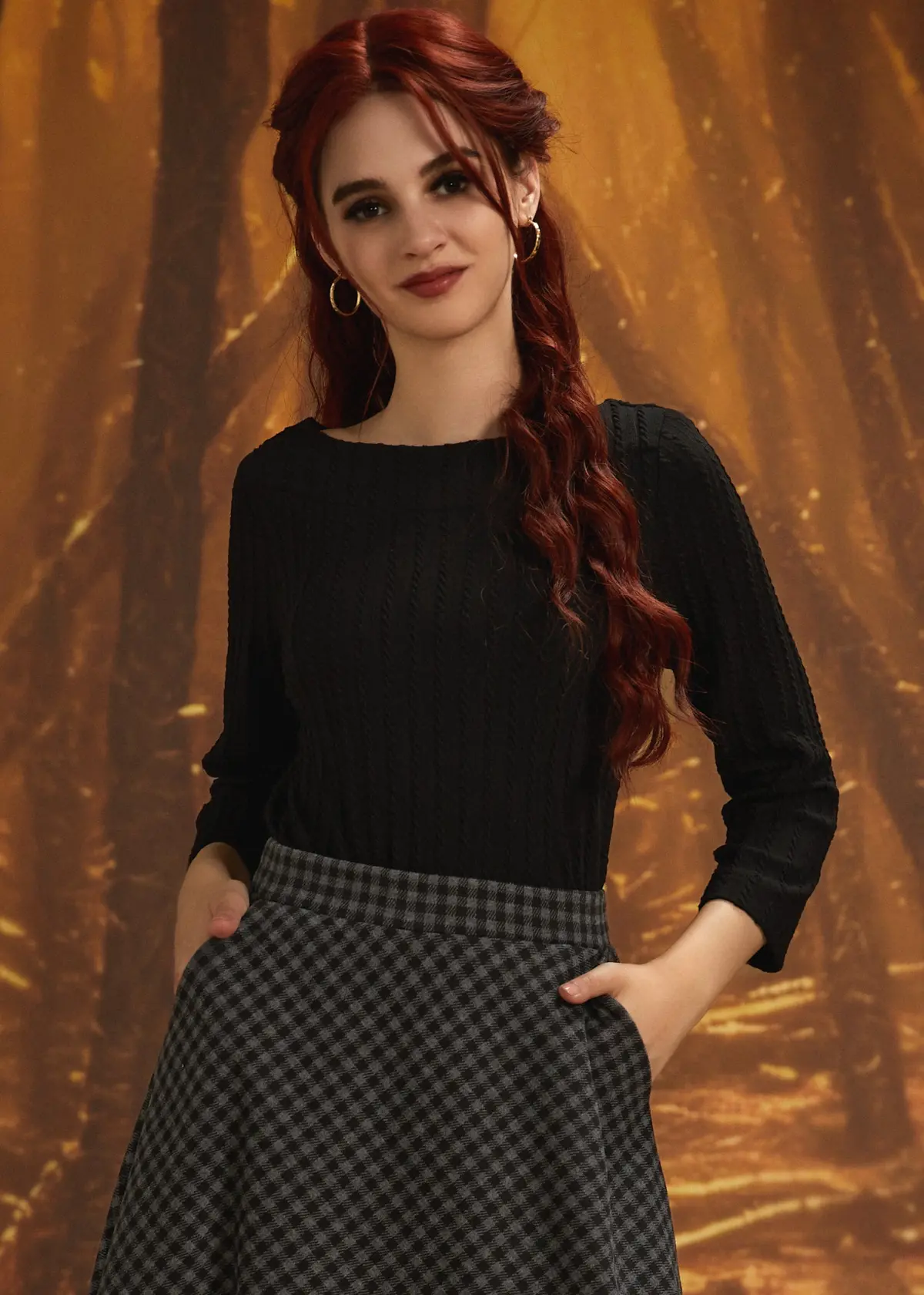 A Crisp Autumn Breeze Boatneck Top 1