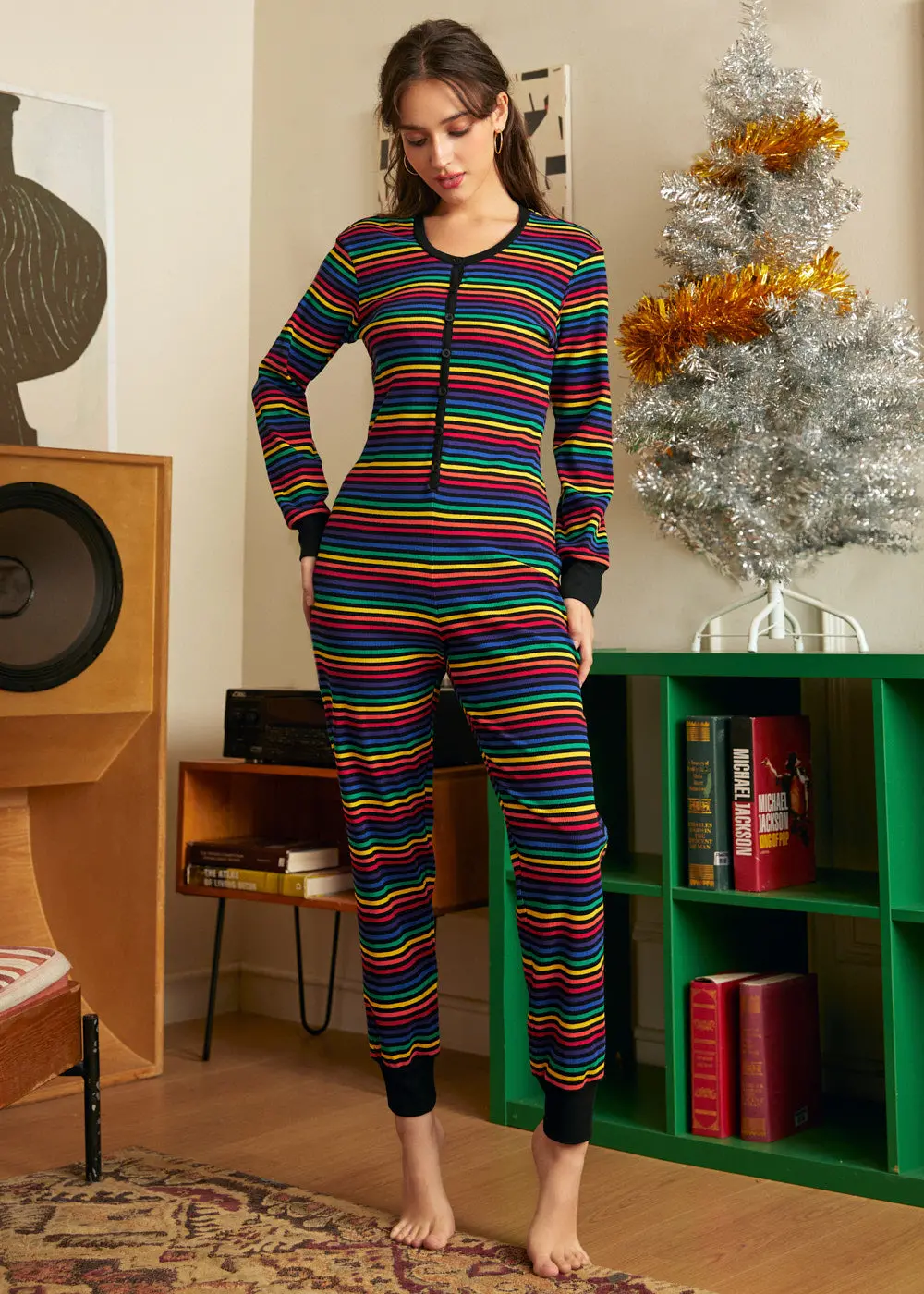 Rocking 'Round The Record Player Union Suit 1