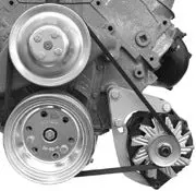 Alan Grove Components Big Block Chevy Alternator Bracket, Short Water Pump, Low Mount, Driver Side 208L 1