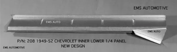1949-52 Chevy 2 Door Car Inner Front Quarter Panel 1