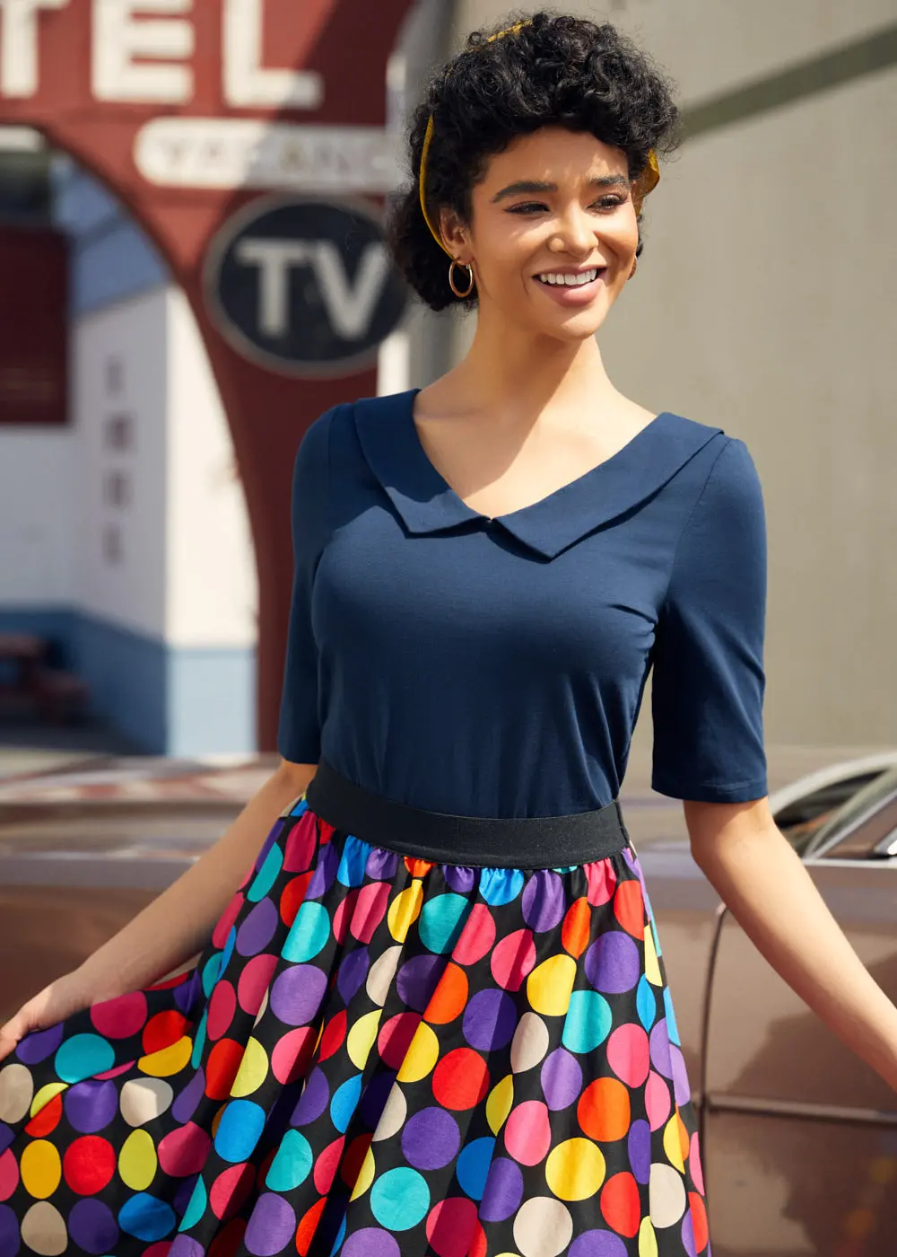 Properly Playful Collared Tee 1