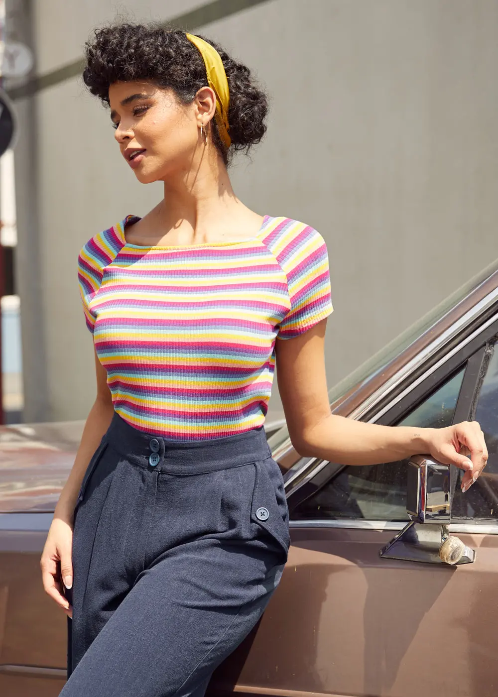 Cruisin’ Cutie Rib Tee 1