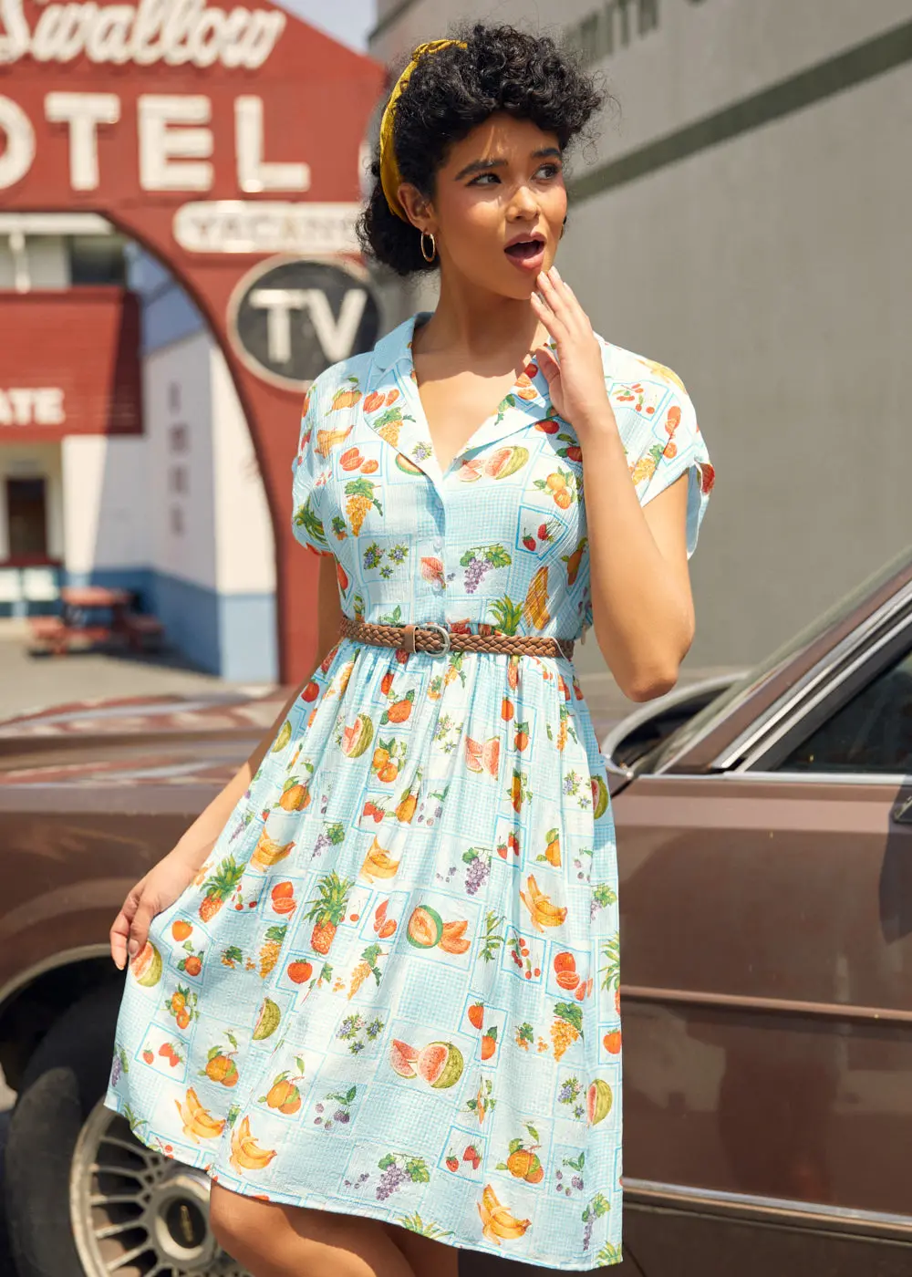 Waist Side Story Fit & Flare Dress 1