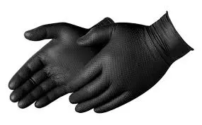 6 Mil. X-Large Nitrile Glove, Black Diamond Grip, Medical Grade 1