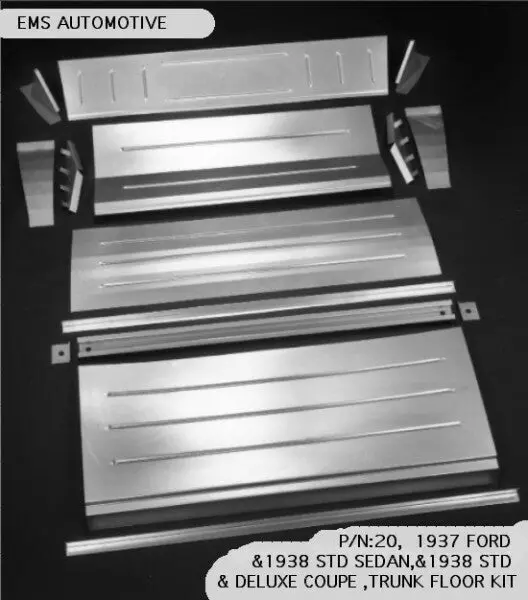 1937-38 Ford Car Trunk Floor Kit 1