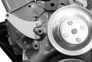 Alan Grove Components Small Block Chevy Alternator Support Bracket, Long Water Pump, Low Mount, Passenger Side 219R 1
