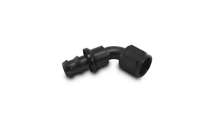 Vibrant Performance 22610 Push-On 60 Degree Hose End Elbow Fitting; Size: -10An 1