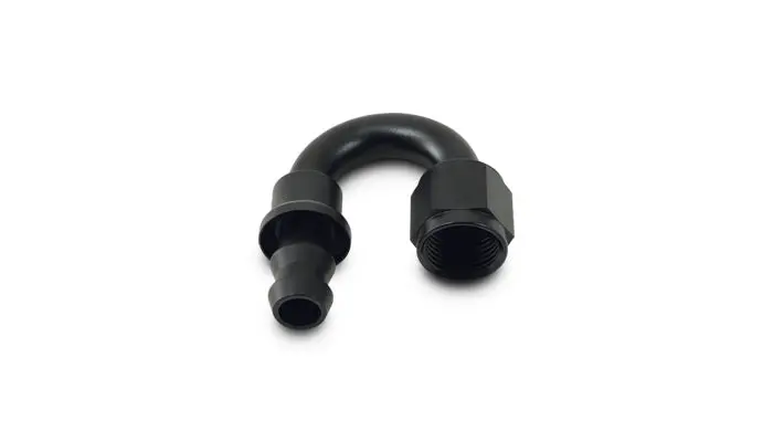 Vibrant Performance 22812 Push-On 180 Degree Hose End Elbow Fitting; Hose Size: -12An 1
