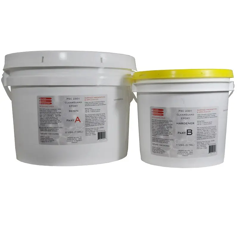 Epoxy Kit - 2301 Interior Clear Guard 100 Percent Solids 3 Gallon Kit 1