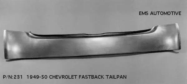 1949-50 Chevy Fleetline Fastback Tailpan 1