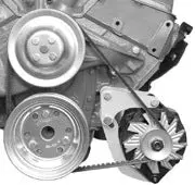 Alan Grove Components 348 - 409 Chevy Alternator Bracket, Short Water Pump, Low Mount, Driver Side 237L 1