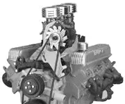 Alan Grove Components 401 - 425 Buick Alternator Bracket, High Mount, Driver Side 240L 1