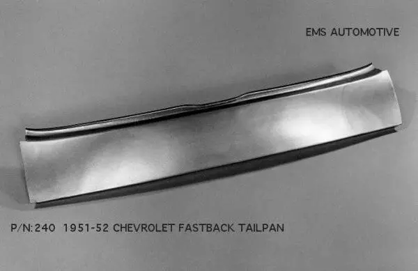 1951-52 Chevy Fleetline Fastback Tailpan 1