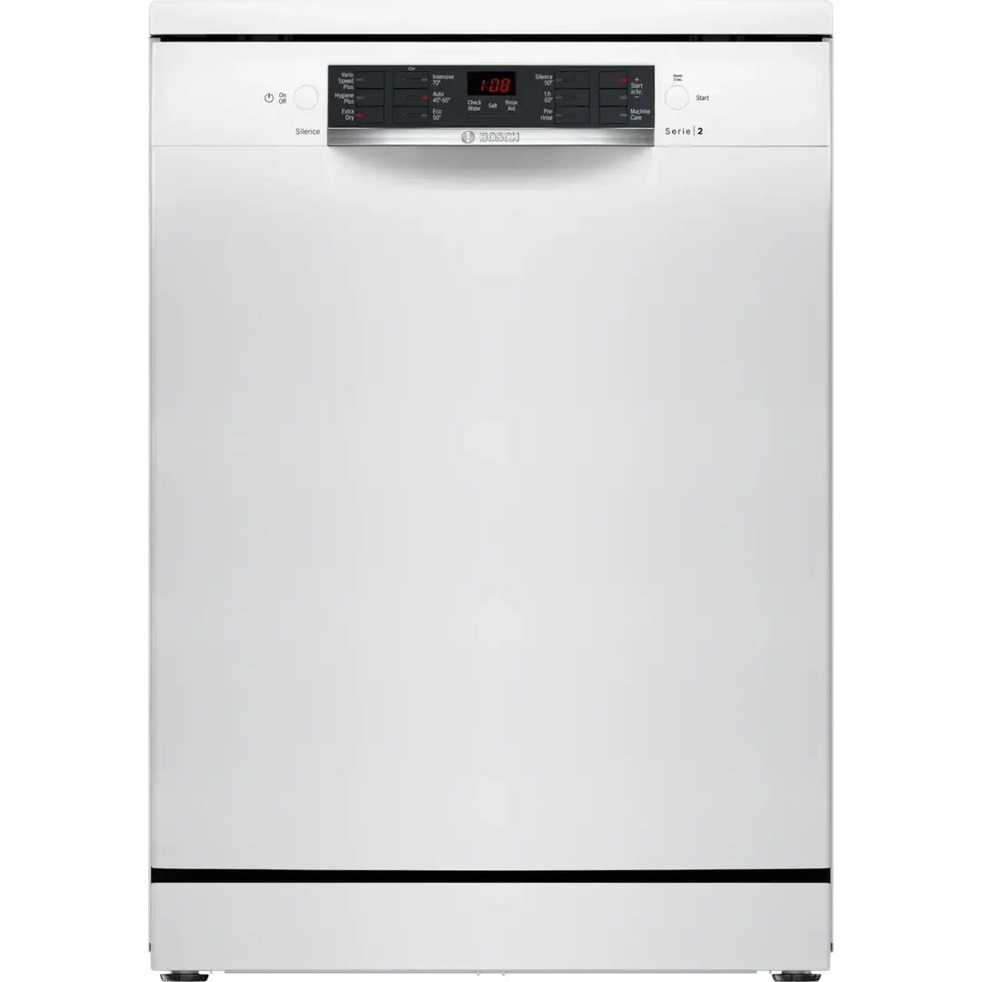 Bosch Series 2 Free-Standing Dishwasher 60 Cm White | Sms26aw08g 1