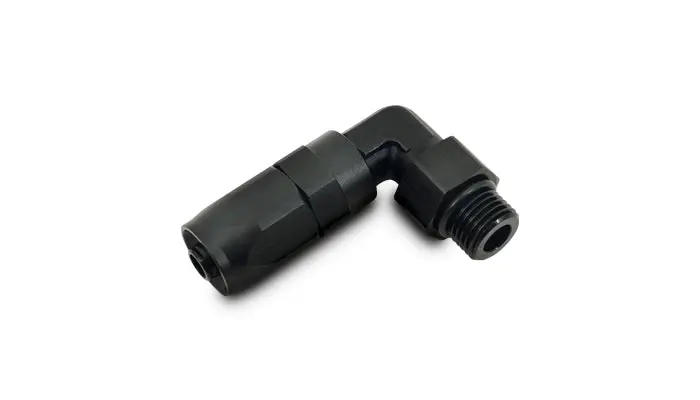 Vibrant Performance 24907 Male Hose End Fitting, 90 Degree; Size: -10An; Thread: (8) 3/4"-16 1
