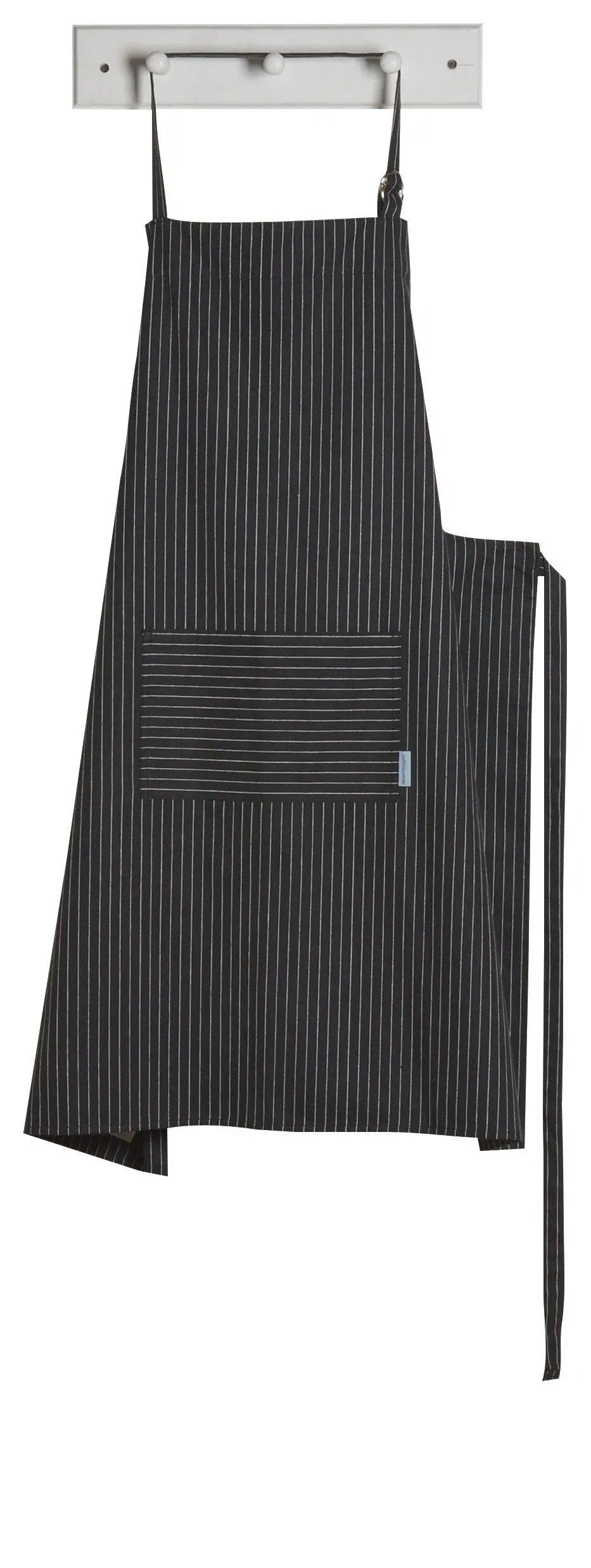 Now Designs Apron - Pinstripe Black - Xl 1