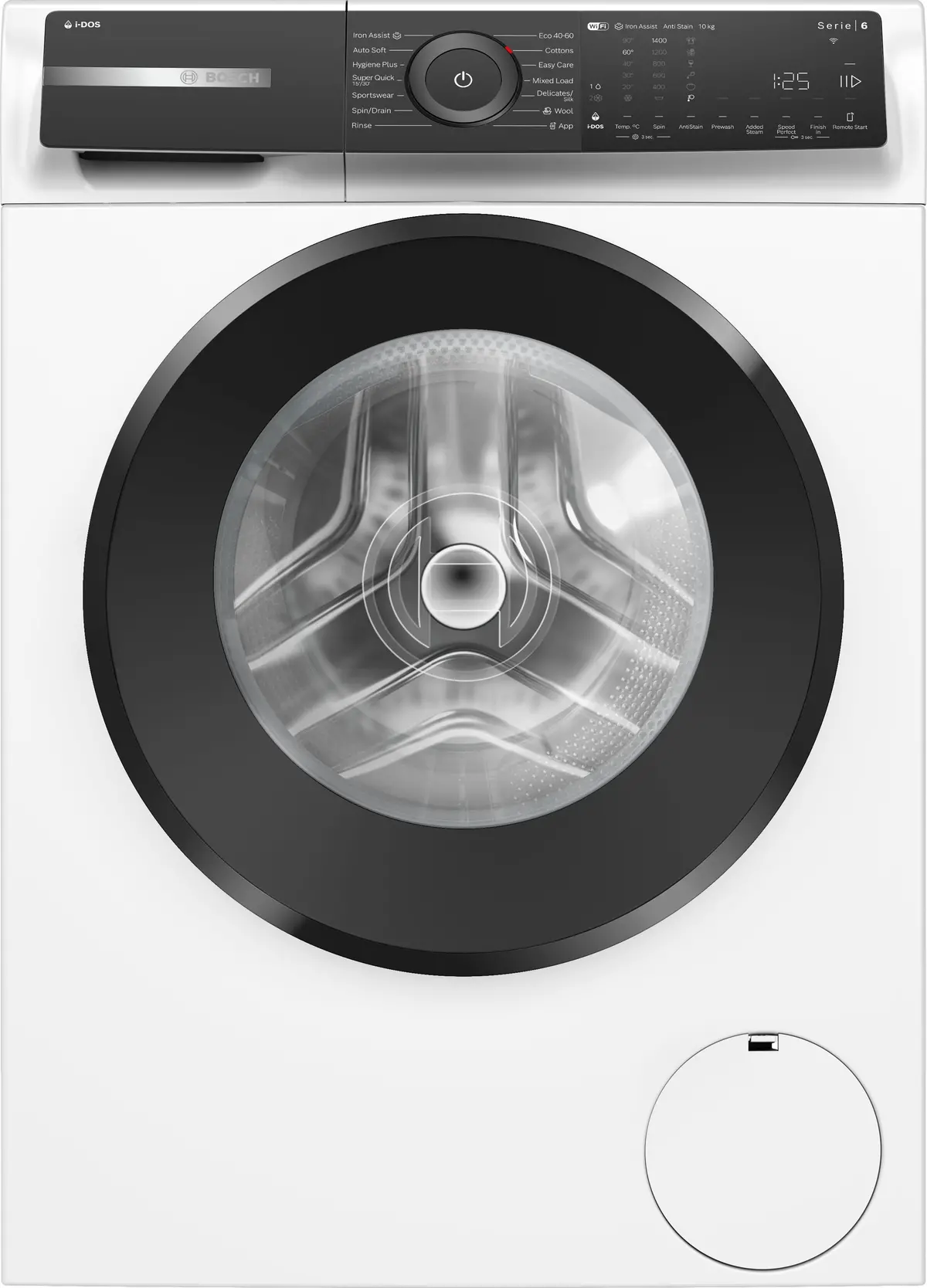 Bosch Wgh254a0gb Series 6 I-Dos 10Kg Washing Machine With 1400 Rpm - White - A Rated 1