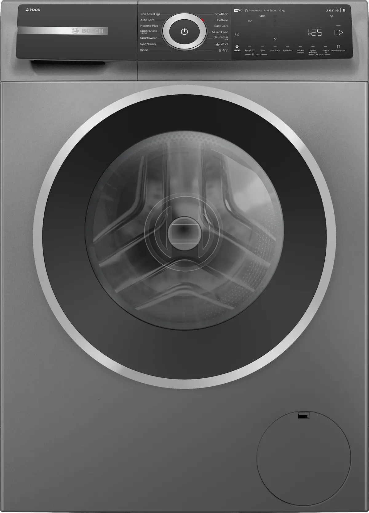 Bosch Wgh254argb Series 6 I-Dos 10Kg Washing Machine With 1400 Rpm - Graphite - A Rated 1