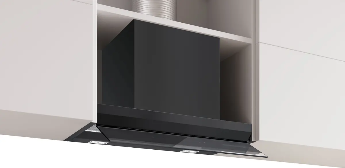 Bosch Series 6 Dbb67dp60b 60Cm Integrated Hood - Black 1