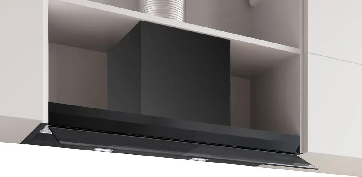 Bosch Series 6 Dbb97dp60b 90Cm Integrated Hood - Black 1