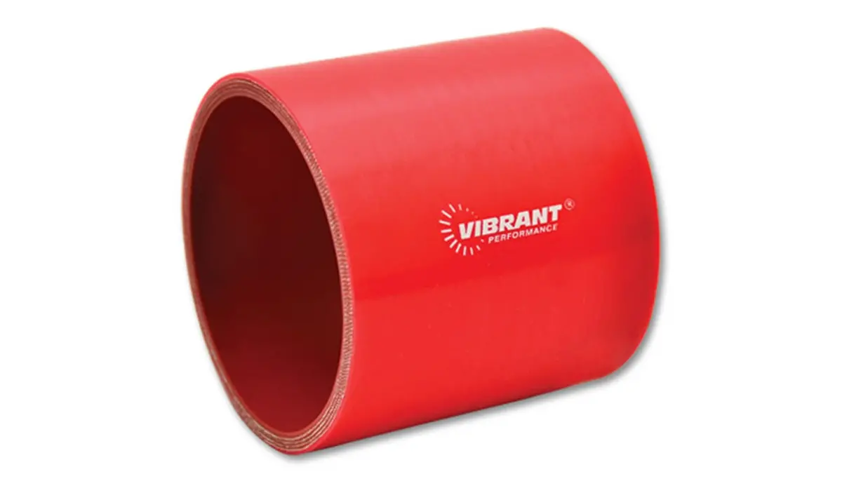 Vibrant Performance 2704R Straight Hose Coupler, 1.75" I.D. X 3.00" Long - Red 1