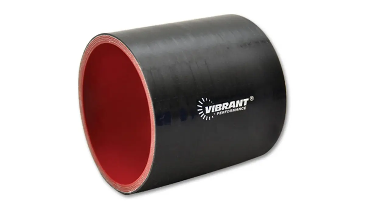 Vibrant Performance 2710 Straight Hose Coupler, 2.50" I.D. X 3.00" Long - Black 1