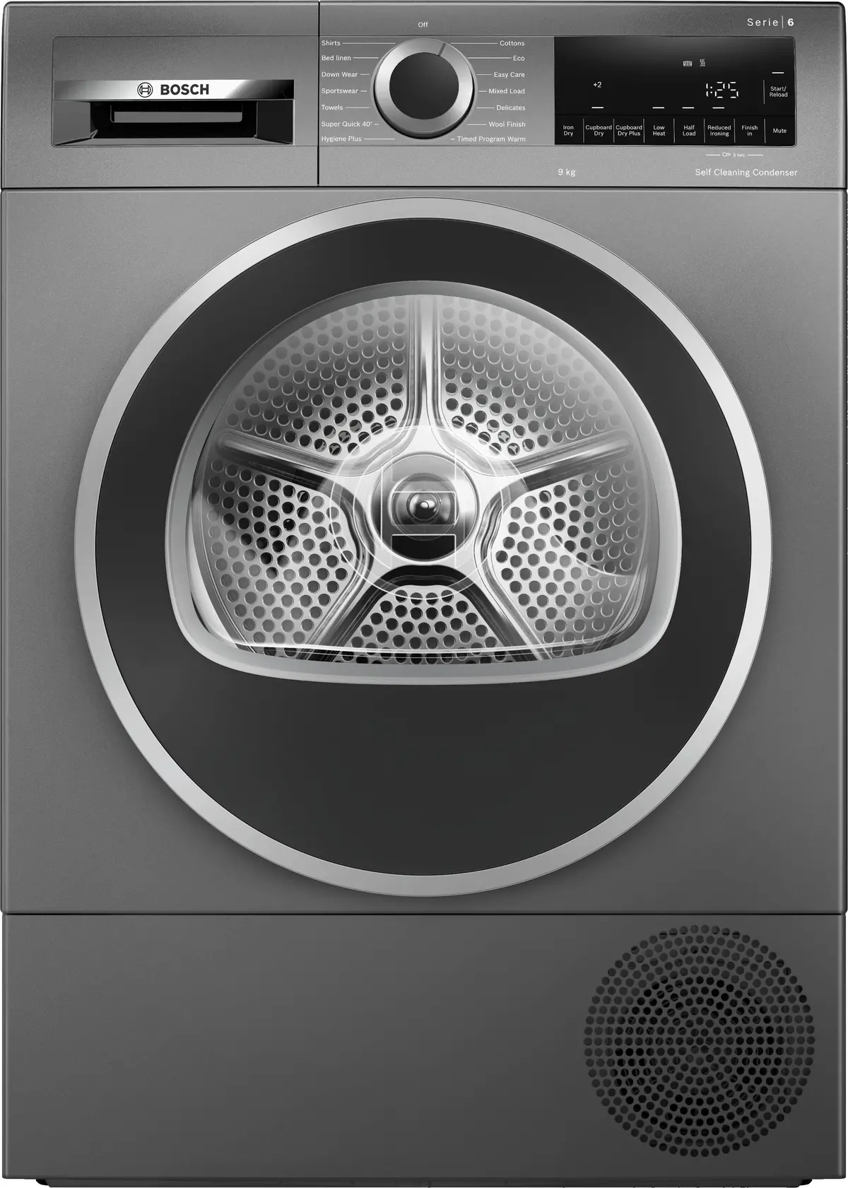 Bosch Wqg245r2gb Series 6 - 9Kg Heat Pump Tumble Dryer - Graphte - A+++ Rated 1