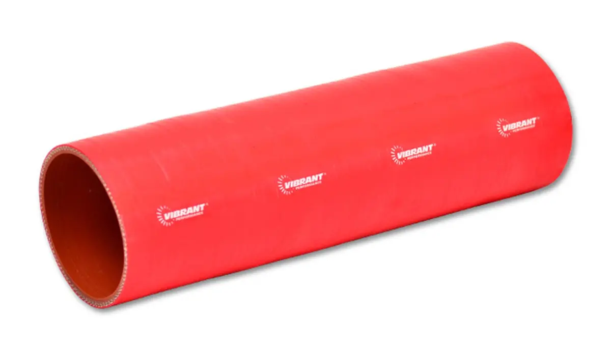 Vibrant Performance 27151R Straight Hose Coupler, 3.00" I.D. X 12.00" Long - Red 1