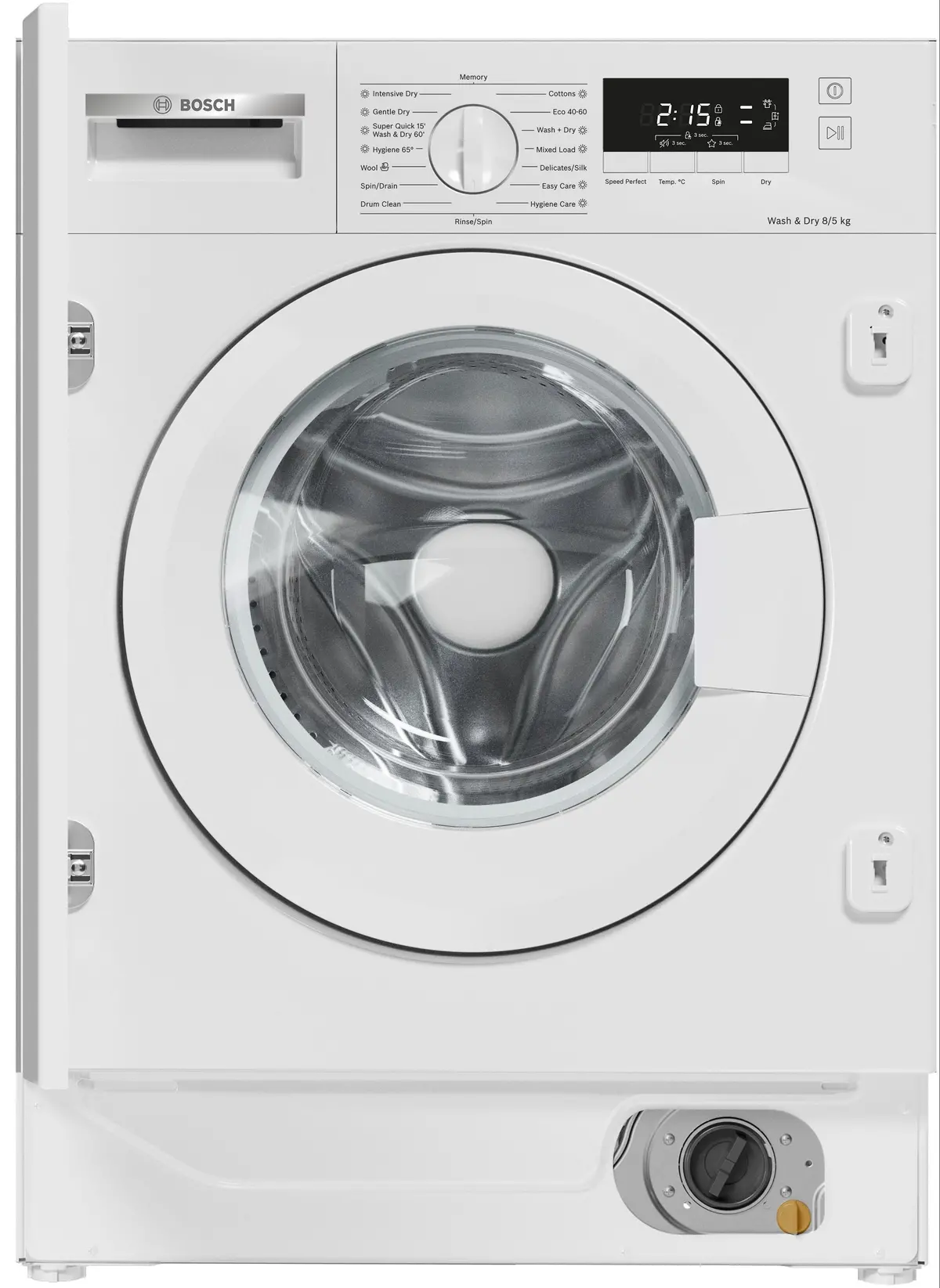 Bosch Series 4 Wkd28260gb 8Kg / 5Kg Integrated Washer Dryer 1400 Rpm - White - E Rated 1