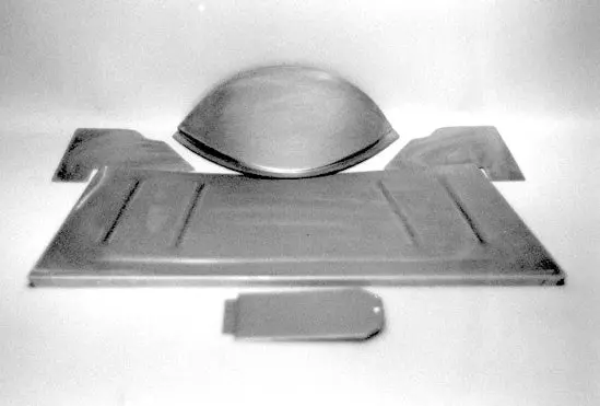 1928-31 Ford Front Floor For Small Block And Big Block Firewall 1