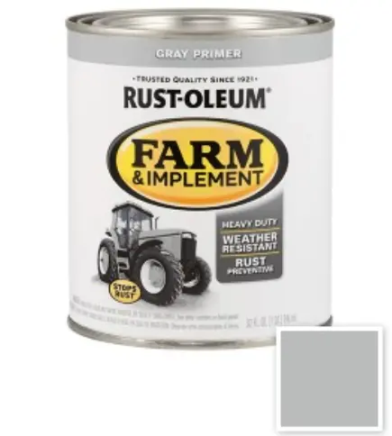 Gray Primer Flat Quart 1