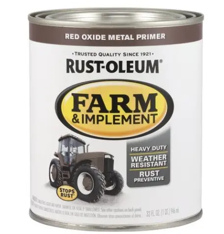 Red Oxide Metal Primer Flat Quart 1