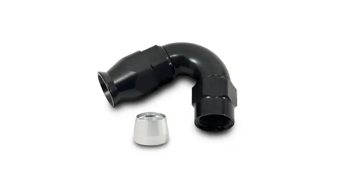 Vibrant Performance 28210 120 Degree High Flow Hose End Fitting For Ptfe Lined Hose, -10An 1