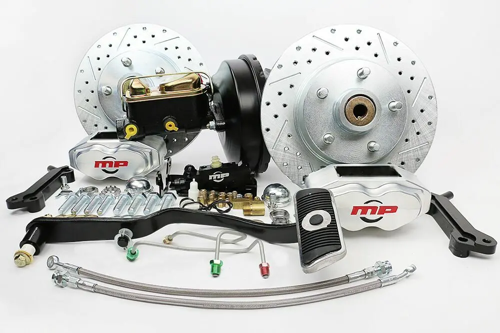 1968-69 Ford Mustang (W/Oe Disc Brakes & Manual Trans) Rallye Series Front Disc Brake Kit Power Brake Kit 1