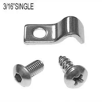 Kugel Komponents Single Line Clamps 3/16 Inch - 12 Pack 1