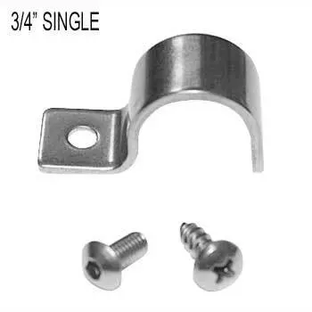 Kugel Komponents Single Line Clamps 3/4 Inch - 8 Pack 1
