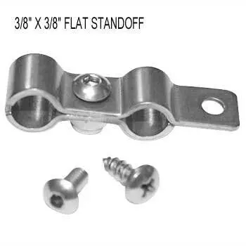 Kugel Komponents Flat Standoff 3/8 Inch X 3/8 Inch - 4 Pack 1