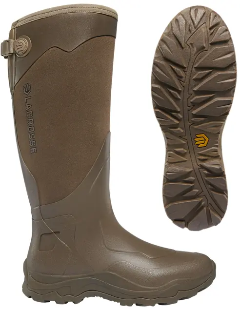 Alpha  Agility Snake Boot 17" Brown, Size 8 1