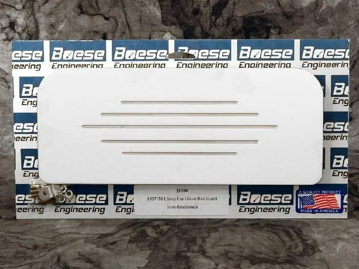 Boese Engineering 1937-1938 Chevy Car Glove Box Insert (Non-Functional) 1