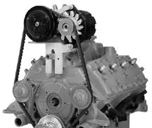 Alan Grove Components Flathead Ford Mercury 1937-48 Air Conditioning Compressor And Alternator Bracket, Early Wide Belt 312 1