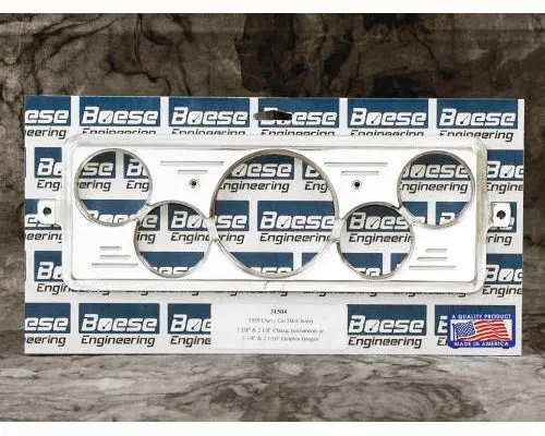 Boese Engineering 1939 Chevy Car Billet Aluminum Dash Insert For Classic Instruments Or Dolphin Gauges 1