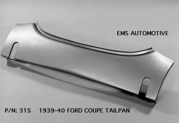 1939-40 Ford Coupe Tailpan With Bumper Slots 1
