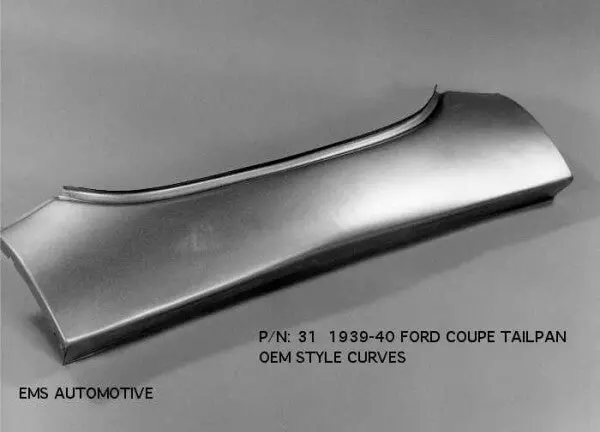 1939-40 Ford Coupe Tailpan Without Slots 1