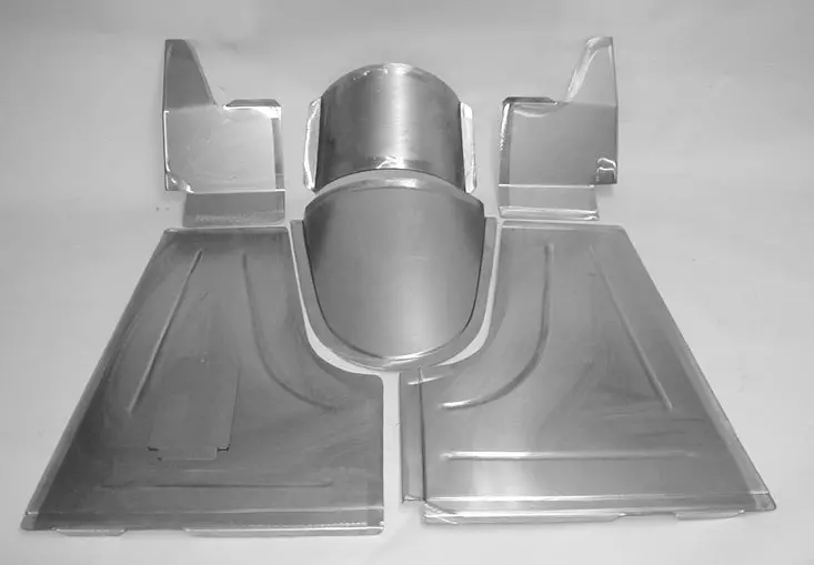 1933-34 Front Floor For Big Block 5" Setback Firewall 1