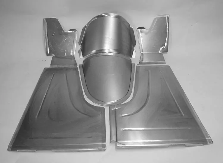 1933-34 Front Floor For Small Block 3" Setback Firewall 1